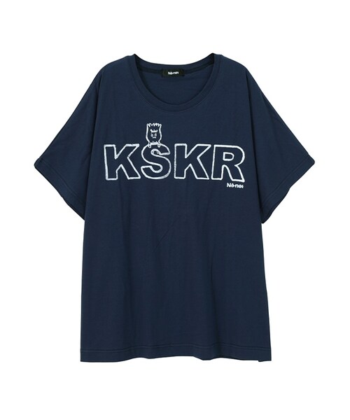 Ne-net（ネネット）の「くさかりさん T / Tシャツ（トップス・レディース・white/navy/light pink・02）」の2枚目の写真