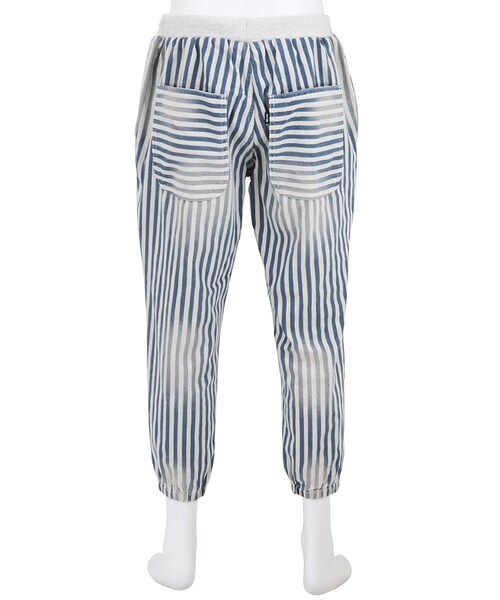 Ne-net（ネネット）の「メンズ ふとしまヒッコリー / ボトム（パンツ・メンズ・light blue/navy・03）」の5枚目の写真