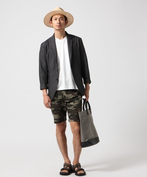 BLISS POINT(ブリスポイント)の「ベーシックショーツ(パンツ・メンズ・ライトベージュ/ベージュ/カーキ/ダークネイビー/カモフラ・M/L/XL)」の12枚目の写真