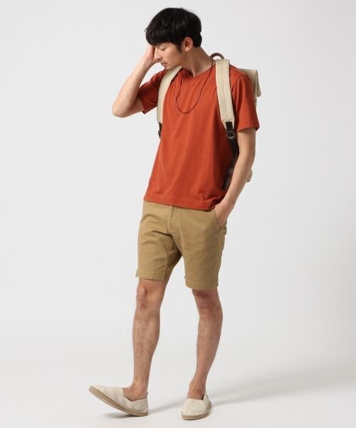 BLISS POINT(ブリスポイント)の「ベーシックショーツ(パンツ・メンズ・ライトベージュ/ベージュ/カーキ/ダークネイビー/カモフラ・M/L/XL)」の13枚目の写真