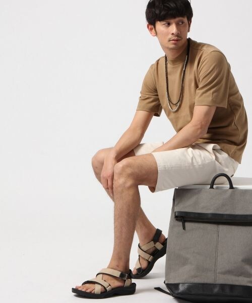 BLISS POINT(ブリスポイント)の「ベーシックショーツ(パンツ・メンズ・ライトベージュ/ベージュ/カーキ/ダークネイビー/カモフラ・M/L/XL)」の7枚目の写真