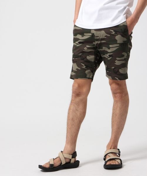 BLISS POINT(ブリスポイント)の「ベーシックショーツ(パンツ・メンズ・ライトベージュ/ベージュ/カーキ/ダークネイビー/カモフラ・M/L/XL)」の2枚目の写真