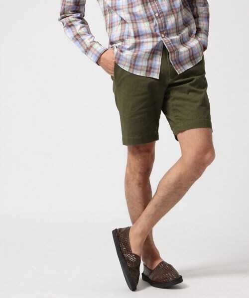 BLISS POINT(ブリスポイント)の「ベーシックショーツ(パンツ・メンズ・ライトベージュ/ベージュ/カーキ/ダークネイビー/カモフラ・M/L/XL)」の4枚目の写真