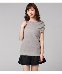 PAGEBOY | オフショルダートップス&ショートパンツセット(オールインワン・サロペット)