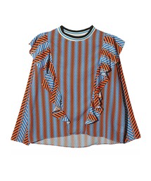 STYLENANDA | 幾何学模様ラッフルブラウス(その他)