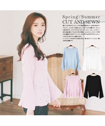 KORMARCH | １年中使いまわせるベーシックカットソーニット(Tシャツ/カットソー)