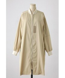 imvely | ロング丈MA-1(ベージュ)(ブルゾン)