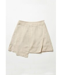 imvely | 裾アシメトリーリネンスカート(スカート)