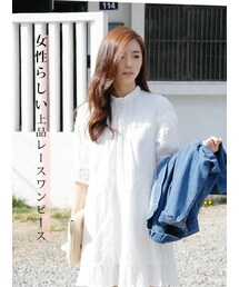 KORMARCH | フロントレースワンピース(ワンピース)