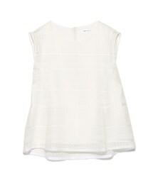 FRAY I.D | ボーダー刺繍ブラウス(トップス)