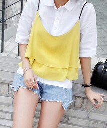 DHOLIC | ラウンドネックティアードビスチェ(キャミソール)