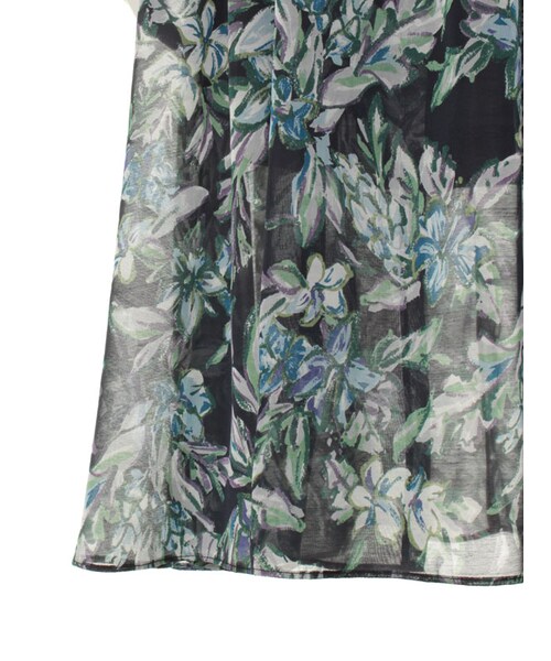 31 Sons de mode（トランテアン　ソン　ドゥ　モード）の「≪夏カタログ掲載ITEM≫ベルト付きノースリーブマキシワンピース（ワンピース/ドレス・レディース・グリーン/シロクロ・36/38）」の12枚目の写真