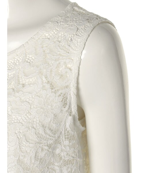 31 Sons de mode（トランテアン　ソン　ドゥ　モード）の「≪夏カタログ掲載ITEM≫スカラップレースセットアッププルオーバー（トップス・レディース・カーキ/ホワイト・36/38）」の8枚目の写真