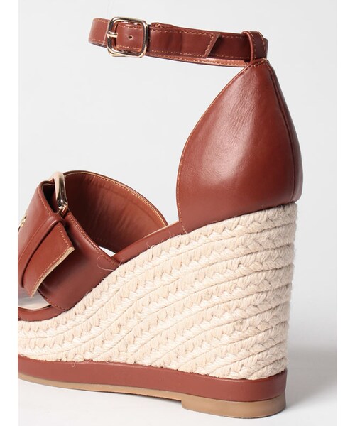 31 Sons de mode（トランテアン　ソン　ドゥ　モード）の「≪夏カタログ掲載ITEM≫ベルトウエッジサンダル（シューズ・レディース・ブラック/ホワイト/ブラウン・S/M/L）」の8枚目の写真