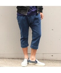 Cuirs | 7分丈クロップドサルエルデニムパンツ(デニムパンツ)