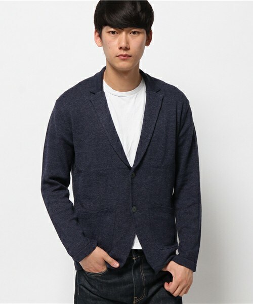 FREDY&GLOSTER(フレディアンドグロスター)の「リネン混テーラードカーディガン(カーディガン/ボレロ・メンズ・グレー/ネイビー・S/L/M)」の12枚目の写真