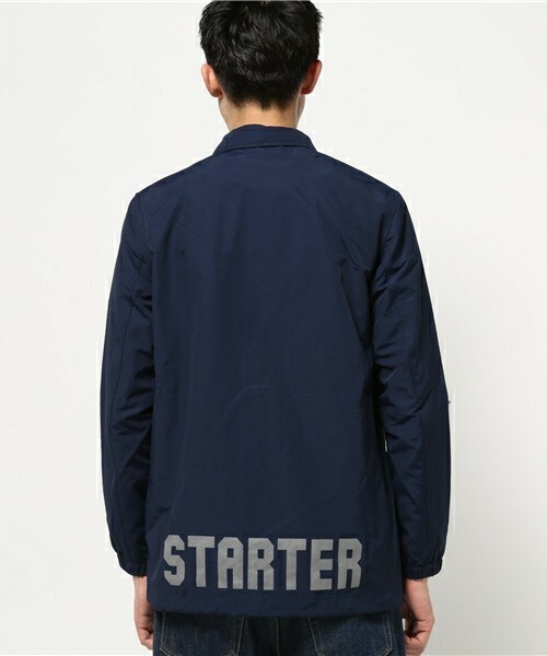 STARTER BLACK LABEL（スターターブラックレーベル）の「メンズ スターター コーチジャケット Starter GEORGE COACH JACKET（ブルゾン・メンズ・ネイビー・MEDIUM/LARGE）」の3枚目の写真