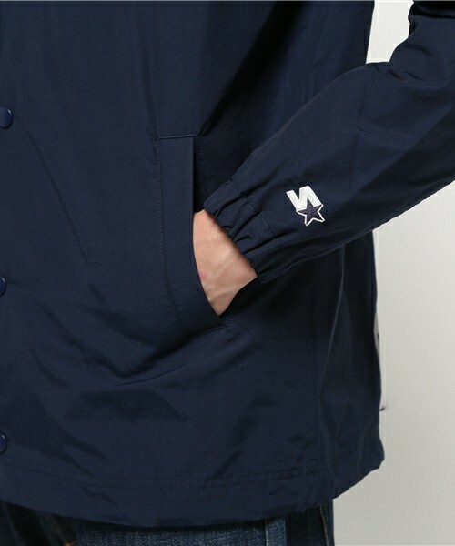 STARTER BLACK LABEL（スターターブラックレーベル）の「メンズ スターター コーチジャケット Starter GEORGE COACH JACKET（ブルゾン・メンズ・ネイビー・MEDIUM/LARGE）」の6枚目の写真