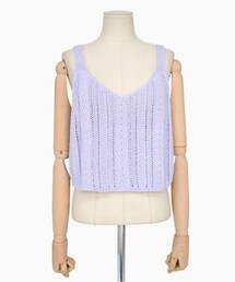 DHOLIC | ケーブルニットミニマルビスチェ(キャミソール)