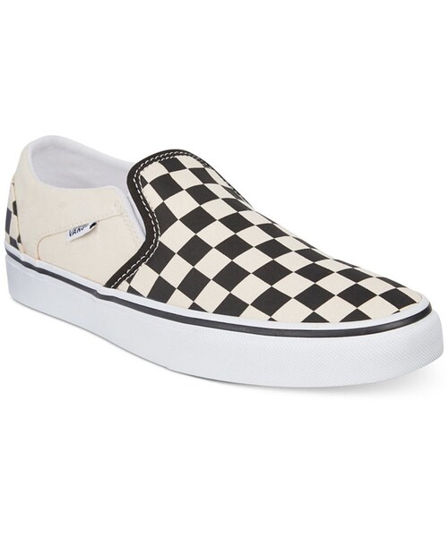Asher Checkerboard Slip-On Sneakers - WEAR