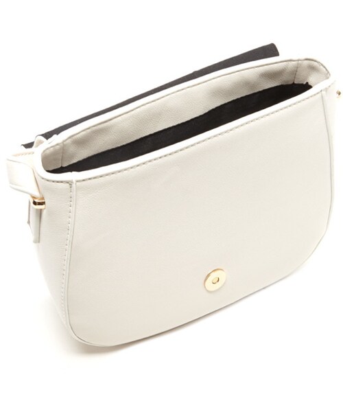 FOREVER 21（フォーエバー トゥエンティーワン）の「FOREVER 21 fold-over crossbody（ショルダーバッグ・レディース・Black/Orange/White・ONE SIZE）」の5枚目の写真