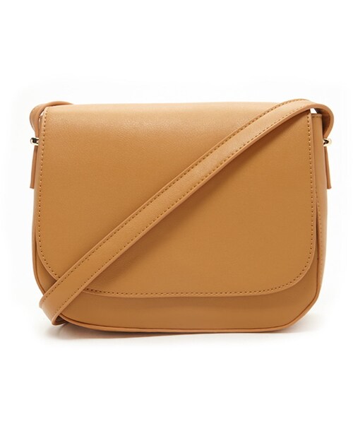 FOREVER 21（フォーエバー トゥエンティーワン）の「FOREVER 21 fold-over crossbody（ショルダーバッグ・レディース・Black/Orange/White・ONE SIZE）」の11枚目の写真