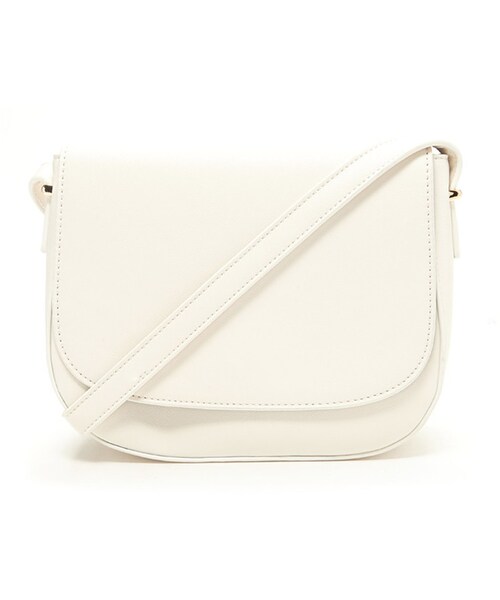 FOREVER 21（フォーエバー トゥエンティーワン）の「FOREVER 21 fold-over crossbody（ショルダーバッグ・レディース・Black/Orange/White・ONE SIZE）」の2枚目の写真