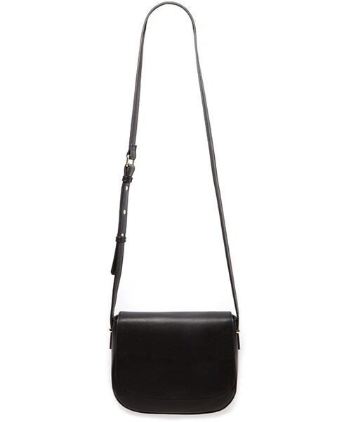 FOREVER 21（フォーエバー トゥエンティーワン）の「FOREVER 21 fold-over crossbody（ショルダーバッグ・レディース・Black/Orange/White・ONE SIZE）」の4枚目の写真