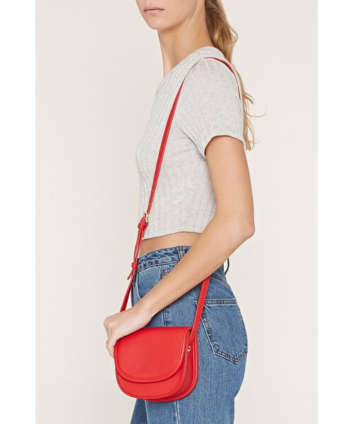 FOREVER 21（フォーエバー トゥエンティーワン）の「FOREVER 21 faux leather mini crossbody（ショルダーバッグ・レディース・Black/Blue/Red・ONE SIZE）」の11枚目の写真