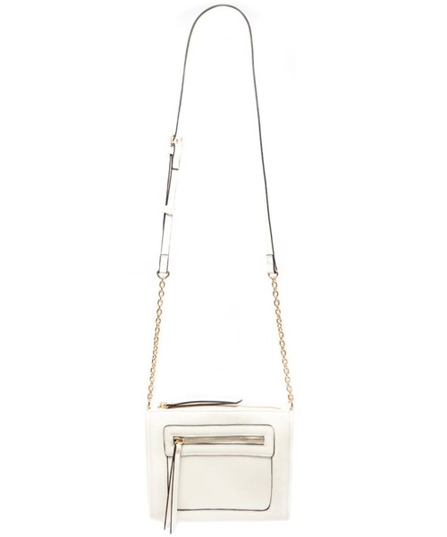 FOREVER 21（フォーエバー トゥエンティーワン）の「FOREVER 21 zipped faux leather crossbody（ショルダーバッグ・レディース・Black/Pink/White・ONE SIZE）」の13枚目の写真