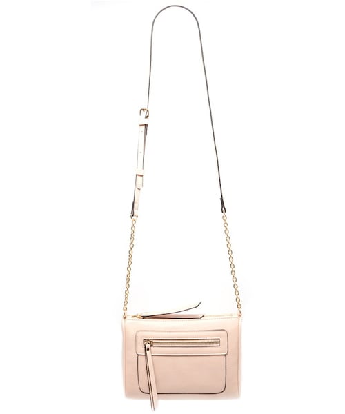 FOREVER 21（フォーエバー トゥエンティーワン）の「FOREVER 21 zipped faux leather crossbody（ショルダーバッグ・レディース・Black/Pink/White・ONE SIZE）」の10枚目の写真