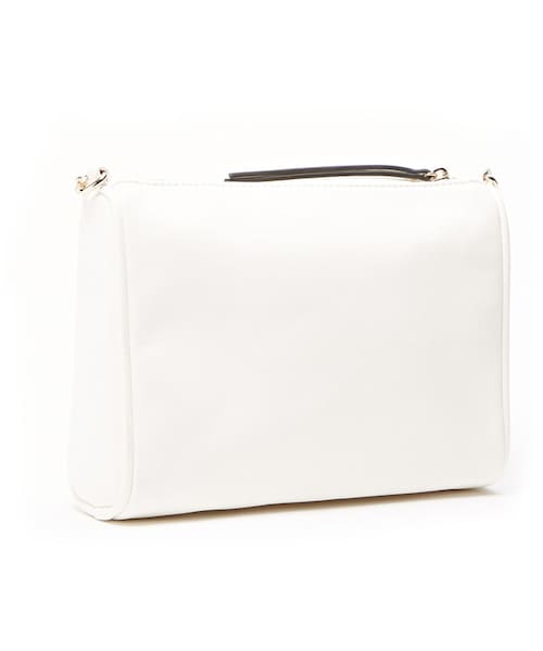 FOREVER 21（フォーエバー トゥエンティーワン）の「FOREVER 21 zipped faux leather crossbody（ショルダーバッグ・レディース・Black/Pink/White・ONE SIZE）」の9枚目の写真