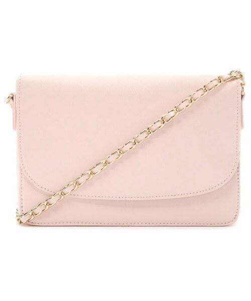 FOREVER 21(フォーエバー トゥエンティーワン)の「FOREVER 21 faux leather crossbody(ショルダーバッグ・レディース・Pink・ONE SIZE)」の3枚目の写真