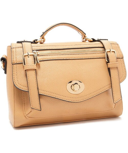 FOREVER 21（フォーエバー トゥエンティーワン）の「FOREVER 21 faux leather crossbody（ショルダーバッグ・レディース・Black/Beige/Red・ONE SIZE）」の5枚目の写真