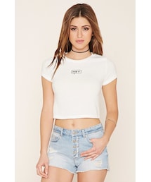 FOREVER 21 | FOREVER 21 fuzzy hey crop top(トップス)