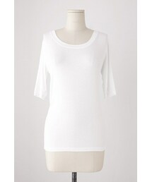 imvely | レーヨンUネックカットソー(Tシャツ/カットソー)