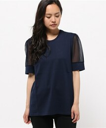 JOHN LAWRENCE SULLIVAN | JOHN LAWRENCE SULLIVAN  シアースリーブカットソー(Tシャツ/カットソー)