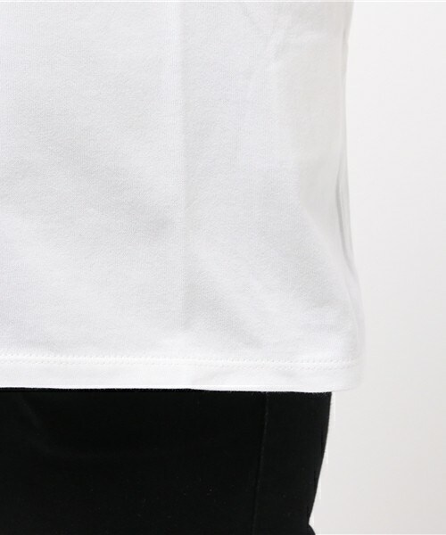 JOHN LAWRENCE SULLIVAN（ジョンローレンスサリバン）の「JOHN LAWRENCE SULLIVAN  シアースリーブカットソー（Tシャツ/カットソー・レディース・ホワイト/ネイビー・FREE）」の5枚目の写真