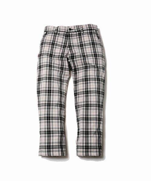VIRGOwearworks（ヴァルゴウェアワークス）の「PLAID SLACKS 8分丈スラックス（パンツ・メンズ・WHITE/GREEN/BLACK・2/3/4）」の9枚目の写真