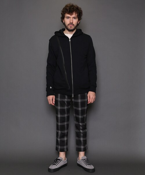 VIRGOwearworks（ヴァルゴウェアワークス）の「PLAID SLACKS 8分丈スラックス（パンツ・メンズ・WHITE/GREEN/BLACK・2/3/4）」の8枚目の写真