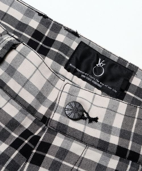 VIRGOwearworks（ヴァルゴウェアワークス）の「PLAID SLACKS 8分丈スラックス（パンツ・メンズ・WHITE/GREEN/BLACK・2/3/4）」の13枚目の写真