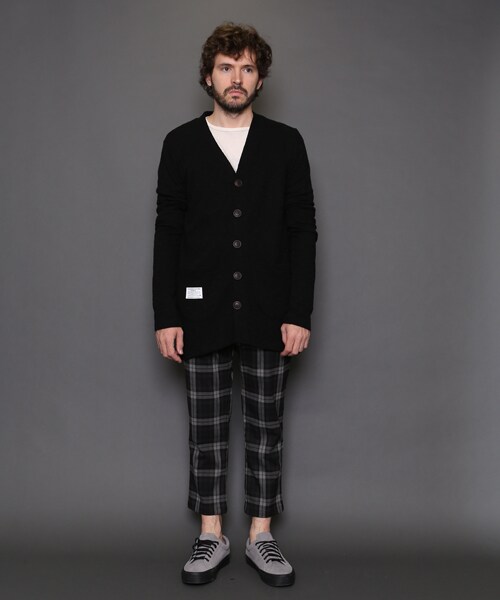 VIRGOwearworks（ヴァルゴウェアワークス）の「PLAID SLACKS 8分丈スラックス（パンツ・メンズ・WHITE/GREEN/BLACK・2/3/4）」の7枚目の写真