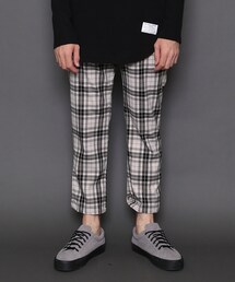VIRGOwearworks | PLAID SLACKS 8分丈スラックス(パンツ)