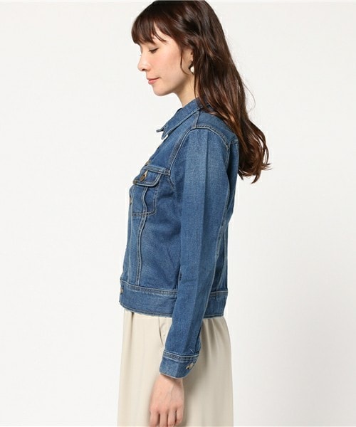 Lee(リー)の「Lee Gジャン(デニムジャケット・レディース・ブルー・36/38)」の3枚目の写真