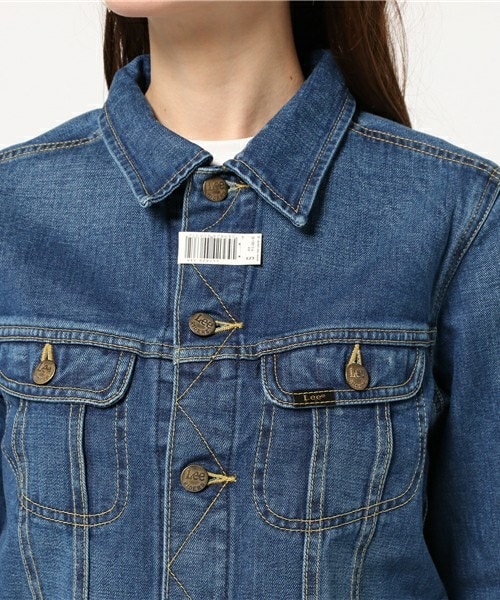 Lee(リー)の「Lee Gジャン(デニムジャケット・レディース・ブルー・36/38)」の5枚目の写真