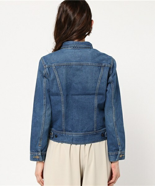 Lee(リー)の「Lee Gジャン(デニムジャケット・レディース・ブルー・36/38)」の4枚目の写真