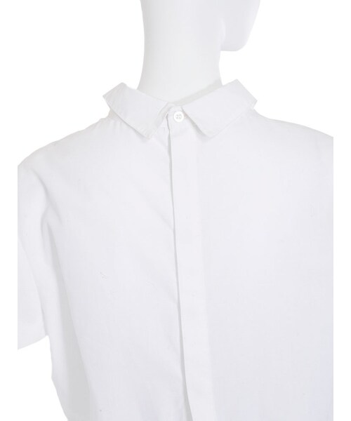 EMODA（エモダ）の「OPENシャツトップ（トップス・レディース・ホワイト/ブラック/アイスブルー・F）」の8枚目の写真