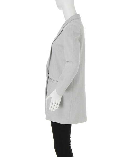 EMODA（エモダ）の「PONCH BOXYジャケット（ジャケット/アウター・レディース・グレー/ブラック・F）」の6枚目の写真
