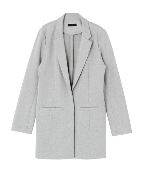 EMODA（エモダ）の「PONCH BOXYジャケット（ジャケット/アウター・レディース・グレー/ブラック・F）」の11枚目の写真