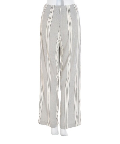 EMODA（エモダ）の「LINE WIDEパンツ（パンツ・レディース・ホワイト/ブラック・S/M）」の6枚目の写真